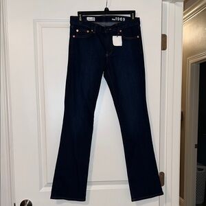 GAP Dark Denim Women's Perfect Boot Jeans Size 26 Short